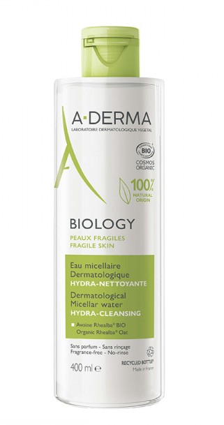 Aderma Biology Eau Micellaire Dermatologique Hydra-Nettoyante 400ml